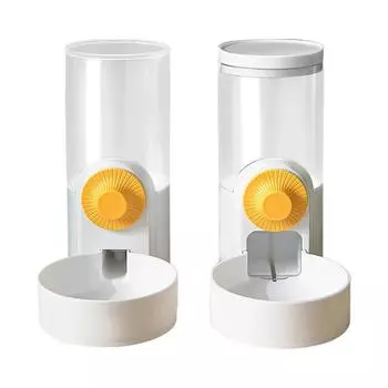 Клетка для кошек, подвесная автоматическая поилка-фонтанчик, кормушка большой емкости, миска для кормления котенка, щенка, кролика, поилка для воды, товары для домашних животных 21x11x22cm