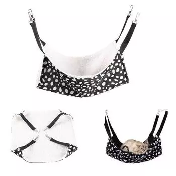 Клетка для кролика, шиншиллы, гамак, покрывало в горошек для домашних животных, щенка, одеяло