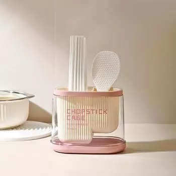 Клетка для кухонных палочек для еды, прочная несущая стойка для столовых приборов, легко моется, устойчивая и нелиняющая, органайзер для столовых приборов