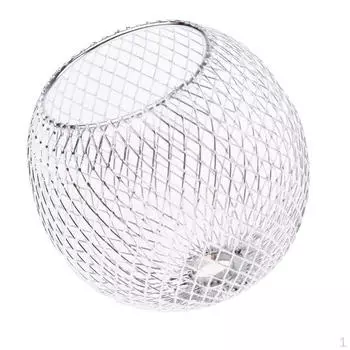 Клетка для лампы, современный абажур для настольной лампы, железный круглый абажур с отверстием