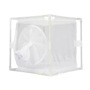 Клетка для наблюдения за насекомыми ПВХ сетка белая многоразовая среда обитания бабочек инкубатор для разведения коробка чехол Cuff type
