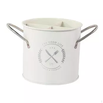 Клетка для палочек для еды, держатель для столовых приборов, органайзер для кухонных принадлежностей, контейнеры для белый