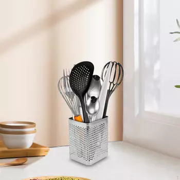 Клетка для палочек для еды, держатель для кухонных принадлежностей, прочные ящики для хранения столовых приборов, сушилка для ванной комнаты Single