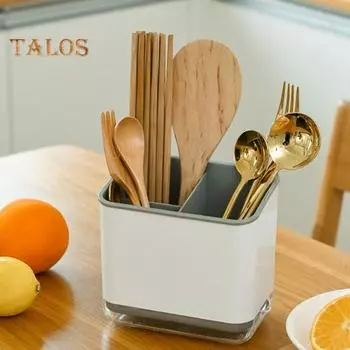 Клетка для палочек для еды, стабильная, с 3 сетками, яркий цвет, привлекательный прочный держатель для палочек для еды для ресторана серый