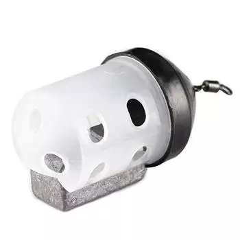 Клетка для приманки Выдолбленная рыболовная приманка Кормушка для ловли карпа Снасти (30г)