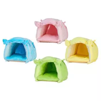 Клетка для птиц, подвесное гнездо, гамак для птиц, аксессуары для клеток, палатка для клетки, теплое гнездо для попугаев розовый