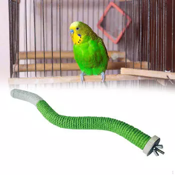 Клетка для птиц, ветка, подставка для попугая, ветки, стоящая игрушка для скалолазания зелёный
