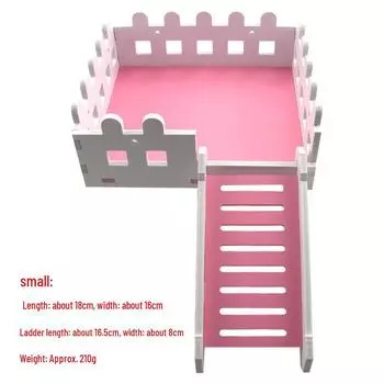 Клетка для золотого хомячка из проволоки с игрушками и гнездом - Вилла 4 сезона для начинающих 1 piece