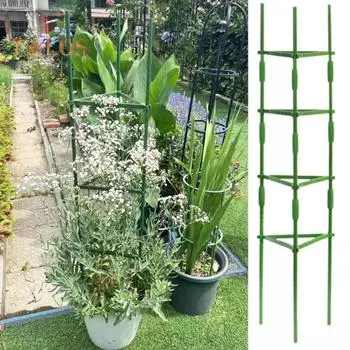 Клетки для томатов Уличные колья для растений Клетки для поддержки томатов Решетка Опоры для растений Садовые колья Клетки для восхождения овощей Решетка 80cm A