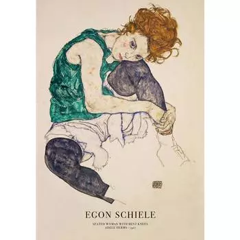 Климт и Шиле Выставка Искусства Принт Густав Климт Винтажный Садовый Принт Эгон Шиле Женщины Знаменитая Картина Декор Холст Искусство 21cm30cm NoFrame