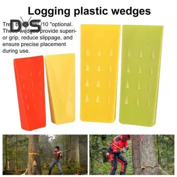 Клинья для валки деревьев с острыми шипами, высокая прочность, утолщенная конструкция, клин для раскалывания деревьев, инструменты для резки деревьев 5inch оранжевый