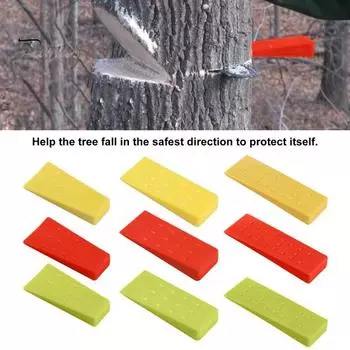 Клинья для валки деревьев с острыми шипами, высокая прочность, утолщенная конструкция, клин для раскалывания деревьев, инструменты для резки деревьев 5inch оранжевый