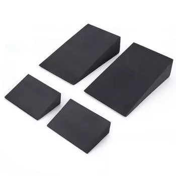 Клиновые блоки для йоги, клиновой блок для приседаний, многофункциональная эластичная наклонная доска для йоги, нескользящий блок для поднятия икр для спорта и фитнеса 2Pcs