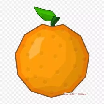 Клип-арт Цитрусовые Термотрансферные Печати Виниловые Нашивки Наклейки для Одежды Аппликации Сделай Сам Моющиеся Нашивки