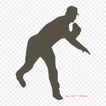 Клип-арт кувшин бейсбольный силуэт кувшин ловец утюг на теплопередаче печать виниловые нашивки наклейки для одежды DIY аппликации моющиеся нашивки