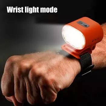 Клип-фара с датчиком движения, без помощи рук, ультраяркий, регулируемый, перезаряжаемый, водонепроницаемый, для рыбалки, бега, кемпинга, запястья серый
