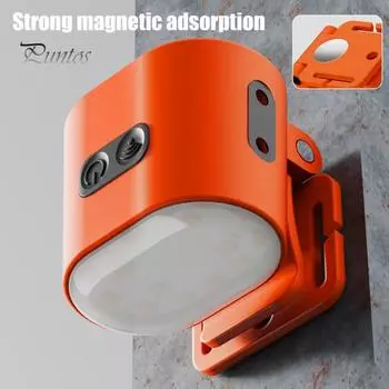 Клип-фара с датчиком движения, без помощи рук, ультраяркий, регулируемый, перезаряжаемый, водонепроницаемый, для рыбалки, бега, кемпинга, запястья серый