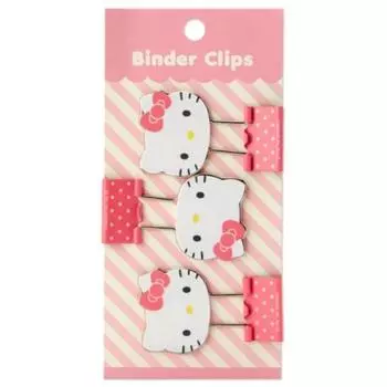 Клип с изображением лица Hello Kitty 3p, популярного персонажа в Корее