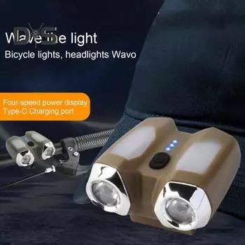 Клип-шляпа с датчиком движения, ультра-яркая регулируемая синяя-красная сигнальная лампа без помощи рук, перезаряжаемый водонепроницаемый налобный фонарь типа C для бега на открытом воздухе, для рыбалки зелёный