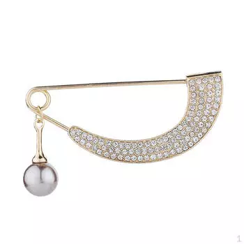 Клип-свитер-брошь-шарф-пальто серое платье для женщин и девочек золотой