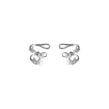 Клипса-бабочка для женщин без пирсинга, ушная косточка, высококачественные серьги в стиле ниши, новый стиль