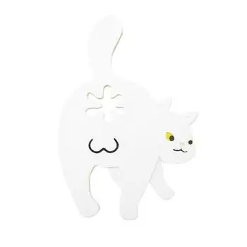 Клипса-запайщик пакетов Веселая кошачья попа Зажим для запечатывания хлеба Пластиковый зажим для пищевых пакетов Многофункциональный универсальный зажим для пакетов для закусок 1pc