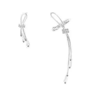 Клипсы-бантики с асимметричным темперированием высокого класса, новый стиль