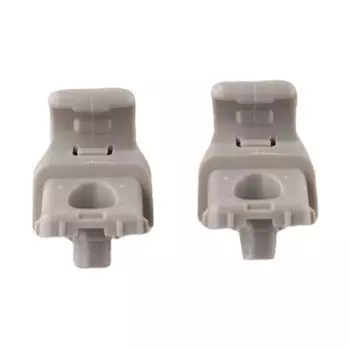 Клипсы для солнцезащитного козырька 2 шт., совершенно новые серые пластиковые винты на крючок для солнцезащитного козырька 1130993-00-A 113099300A 1130993 00 A CHINA