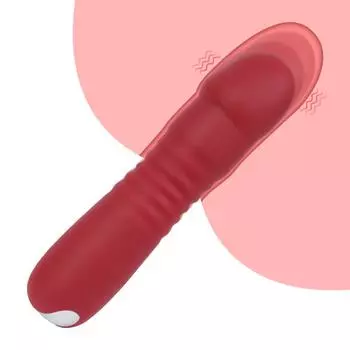 Клитор G Spot Мастурбатор Массажер Толкающий Вибратор Для Женщин Вагина Вибратор Телескопический Мощный Фаллоимитатор