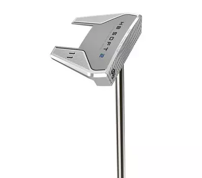 Кливленд Гольф Хантингтон Бич Мягкий 2 Паттер Маллет #11C Мужской правша серебряный