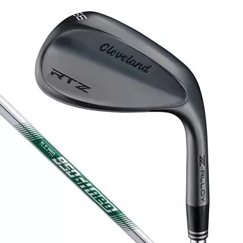 Кливленд Гольф Ведж RTZ Черный Сатин 950GH нео Сталь Шафт Лофт 60 градусов S200 60(Середина)10 NSPRO Мужская правая угловая гибкая рукоятка чёрный