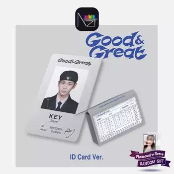 КЛЮЧ (SHINee) : 2-й мини-альбом - Good & Great (ID-карта Вер.)(УМНЫЙ АЛЬБОМ) ID CARD VER