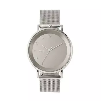 klon Watch Solar Watch сменный ремешок простой 38 мм KLON SLIM SOLAR STYLE CONNECTION LATTER 38 мм мужские женские -SILVER MESH- серебряный