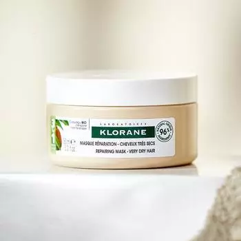 Klorane Cupuau Butter Repair Интенсивный бальзам 150 мл (чрезвычайно поврежденные волосы и укладка)