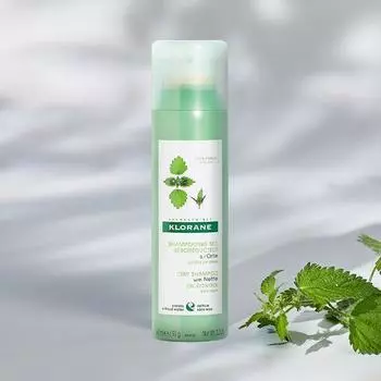 Klorane Nettle Сухой шампунь No-Sebum 150мл/50мл (полярный скальп) Nettle No Sebum 50ml
