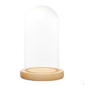 Клош со светодиодной основой для рождественского свадебного украшения B 10x12cm