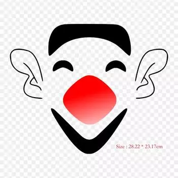 Клоун Face It Джокер термопереносная печать виниловые нашивки наклейки для одежды DIY аппликации моющиеся нашивки