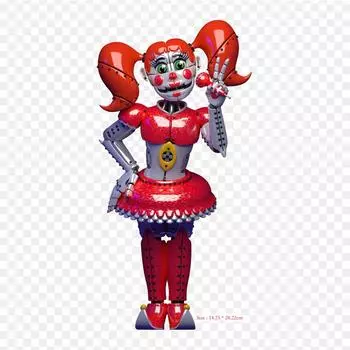 Клоун Five Nights At Freddy s Sister Location, термопереводные наклейки для одежды, футболка, сумка, термопереносные наклейки, железные нашивки