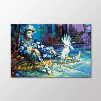 Клоун и попугай