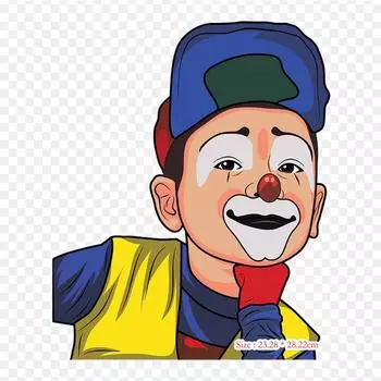 Клоун It рисунок утюгом на теплопередаче печать виниловые нашивки наклейки для одежды DIY аппликации моющиеся нашивки