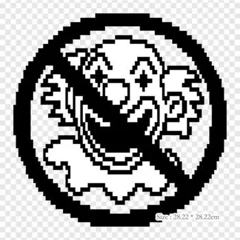 Клоун Картинка на складе Термопереносная печать Виниловые заплатки Наклейка для одежды Аппликации своими руками Моющиеся заплатки