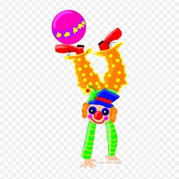 Клоун перевернутый клоун рисунок утюгом на термопереносной печати виниловые нашивки наклейки для одежды DIY аппликации моющиеся нашивки