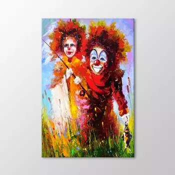 Клоуны Живопись