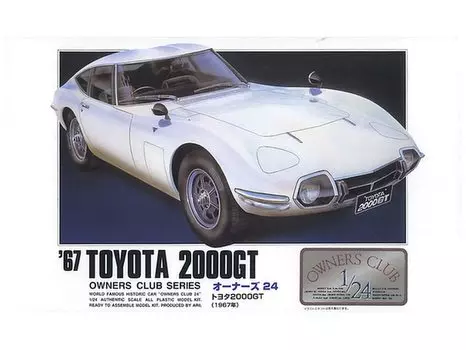 Клуб владельцев Micro Ace Toyota 2000GT Пластиковая модель 1/24 67 № 1