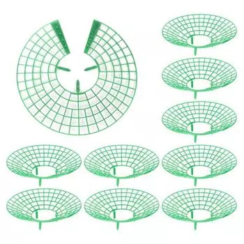 Клубничные опоры каркасная опора для выращивания клубники посадка пластиковая подставка для защиты лозы избегайте земли 12x12inch