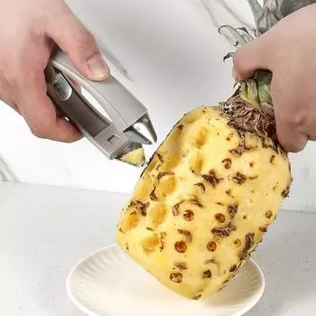 Клубничный стальной ананасовый нож для очистки глаз для фруктов и овощей, практичный зажим для удаления семян, фруктовые инструменты, кухонные гаджеты
