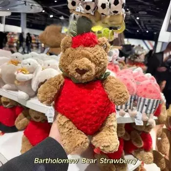 Клубника Ананас Барсело Медведь Кукла Плюшевая Игрушка Милая Кукла Праздничный Подарок Дети Дарят Девочкам Плюшевые Игрушки Jellycat 25cm