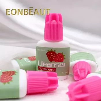 Клубника EONBEAUT Товары для наращивания ресниц Клеевые инструменты Натуральное очищающее средство для ресниц с ароматом 10 мл Жидкость для очистки ресниц Лава Инструменты для макияжа ресниц