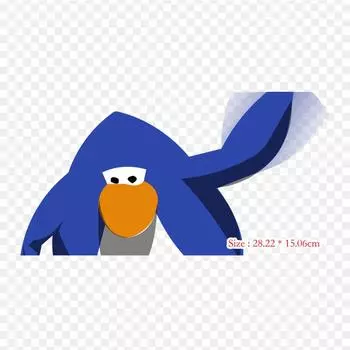 Клубный пингвин, развевающийся Клубный остров пингвинов, термопереносная печать, виниловые нашивки, наклейки для одежды, аппликации «сделай сам», моющиеся нашивки