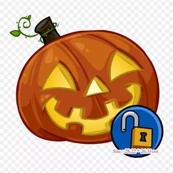 Клубный пингвин, тыквенная голова, клубный пингвин, термопереносная печать, виниловые нашивки, наклейки для одежды, аппликации «сделай сам», моющиеся нашивки